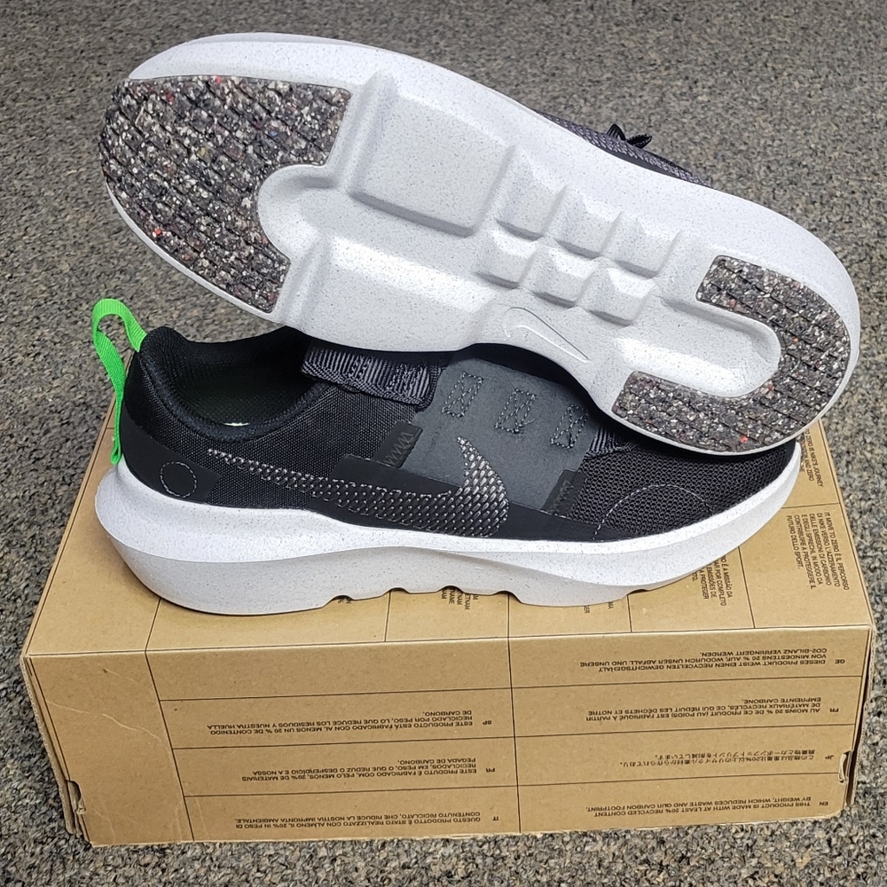 Nike Kids Crater Impact Black/Iron Grey Running Shoe DB3551-001 size 7Y
